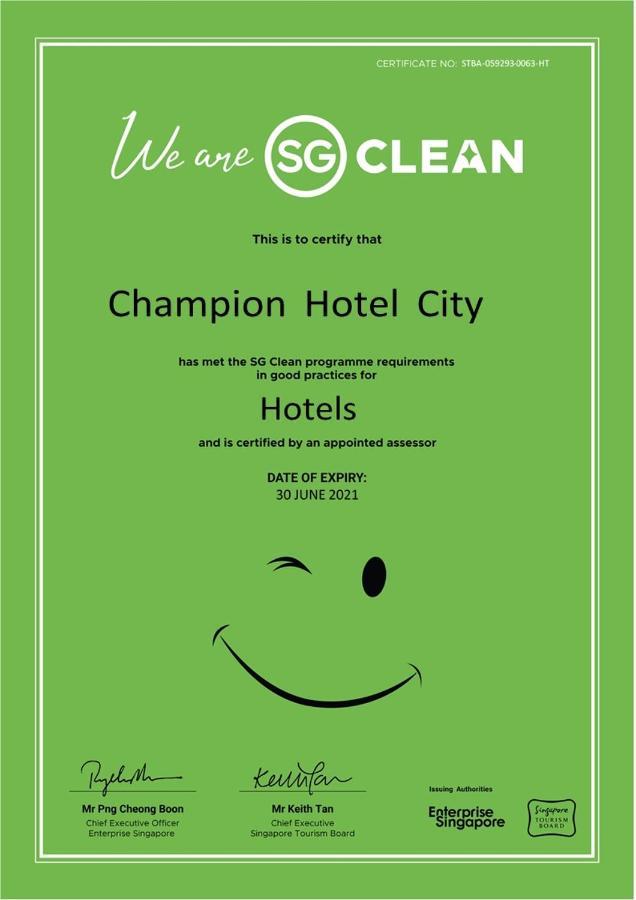 Champion Hotel City Szingapúr Kültér fotó